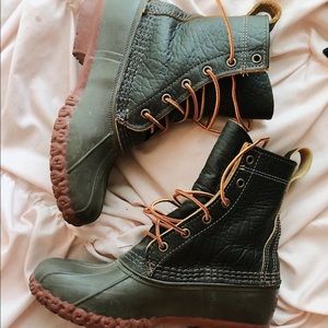 bean boots worn once!